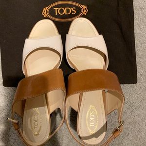 Size 38 1/2 women’s TODS shoes. Never worn